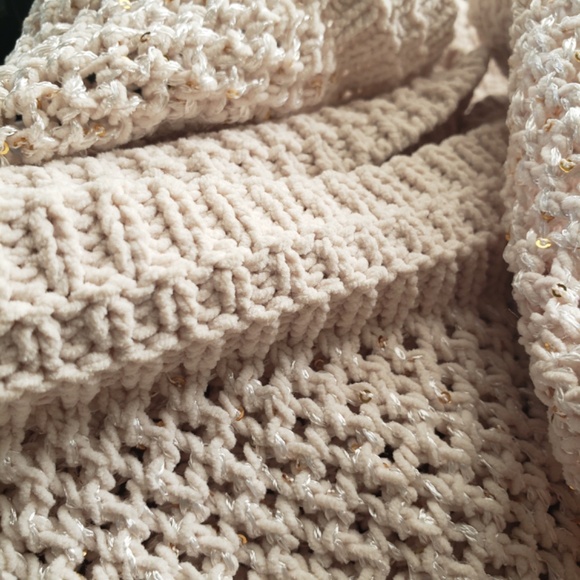 Joie Oatmeal Sparkle Sweater Size Large NEW! - Picture 12 of 13